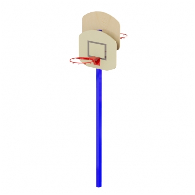ARTSG413 Dvigubas krepšinio lankas su stovu
